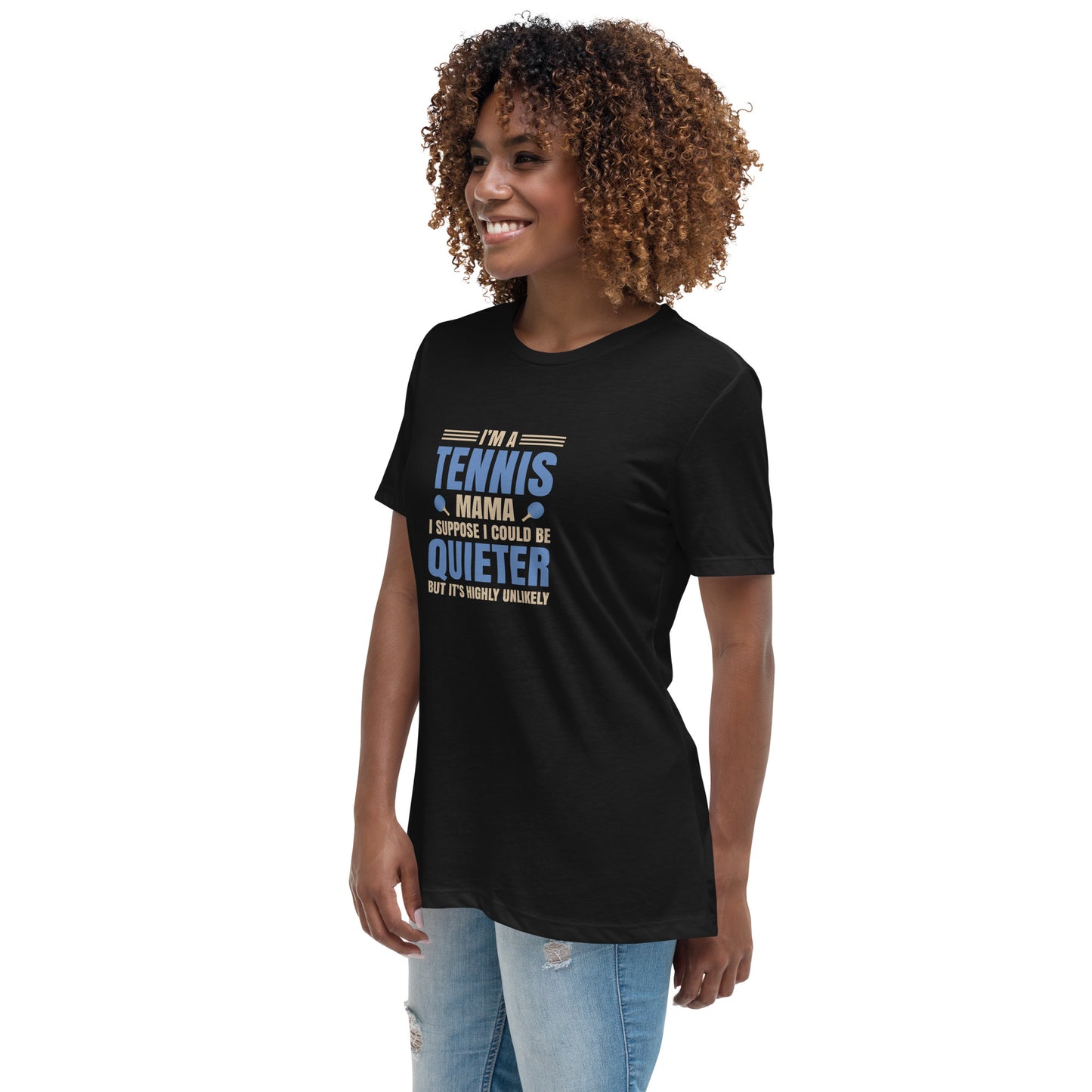 Women's Relaxed T-Shirt I'M A TENNIS MAMA