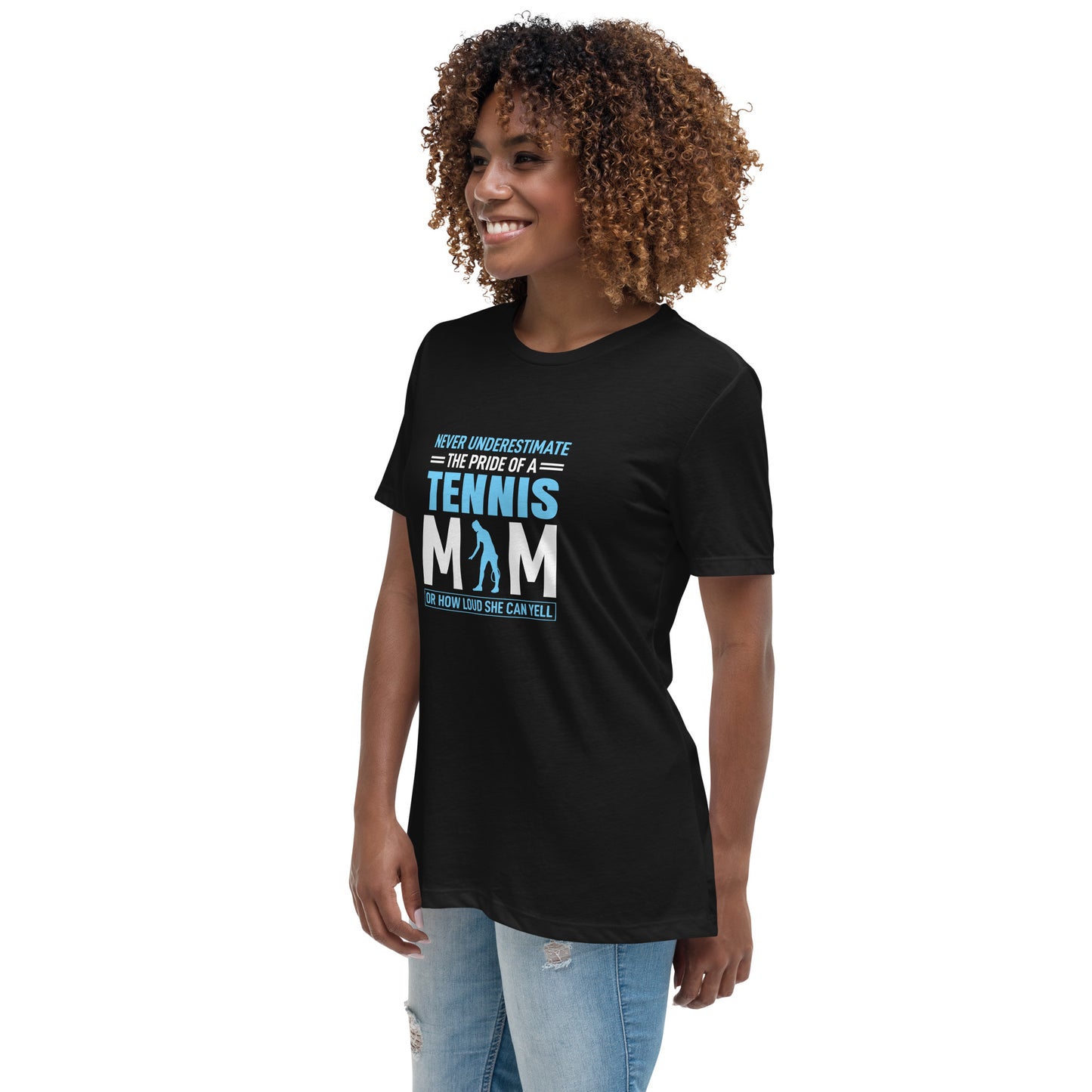 Women's Relaxed T-Shirt THE PRIDE OF A TENNIS MOM