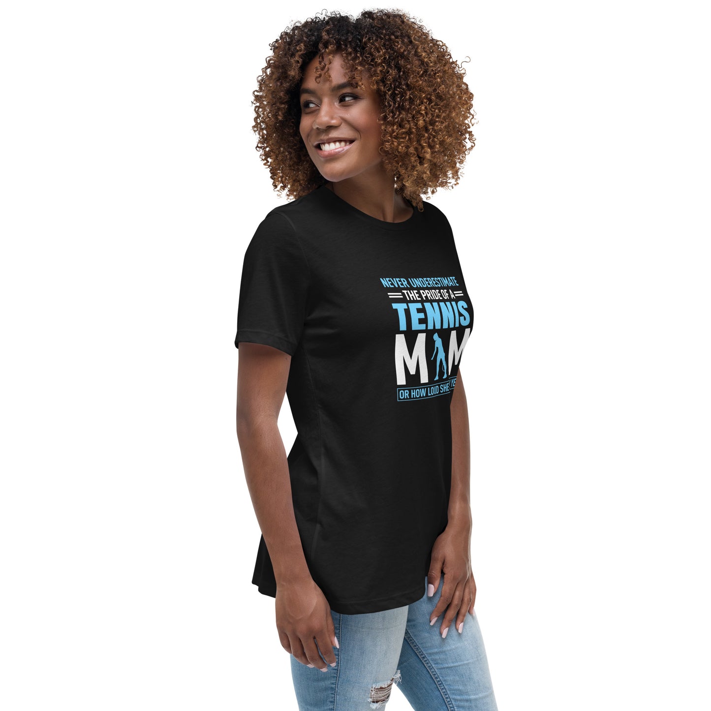 Women's Relaxed T-Shirt THE PRIDE OF A TENNIS MOM