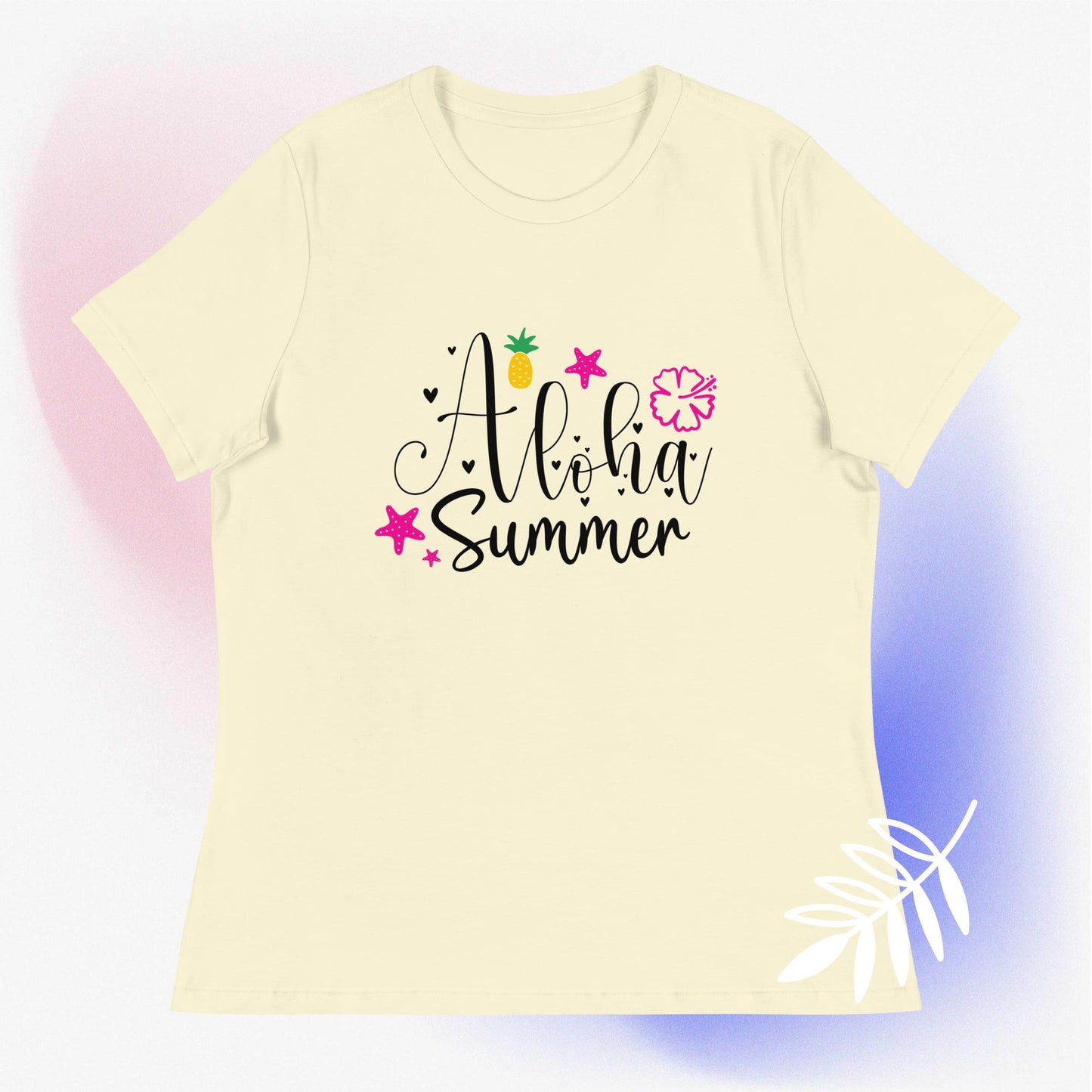 Women's Relaxed T-Shirt ALOHA SUMMER