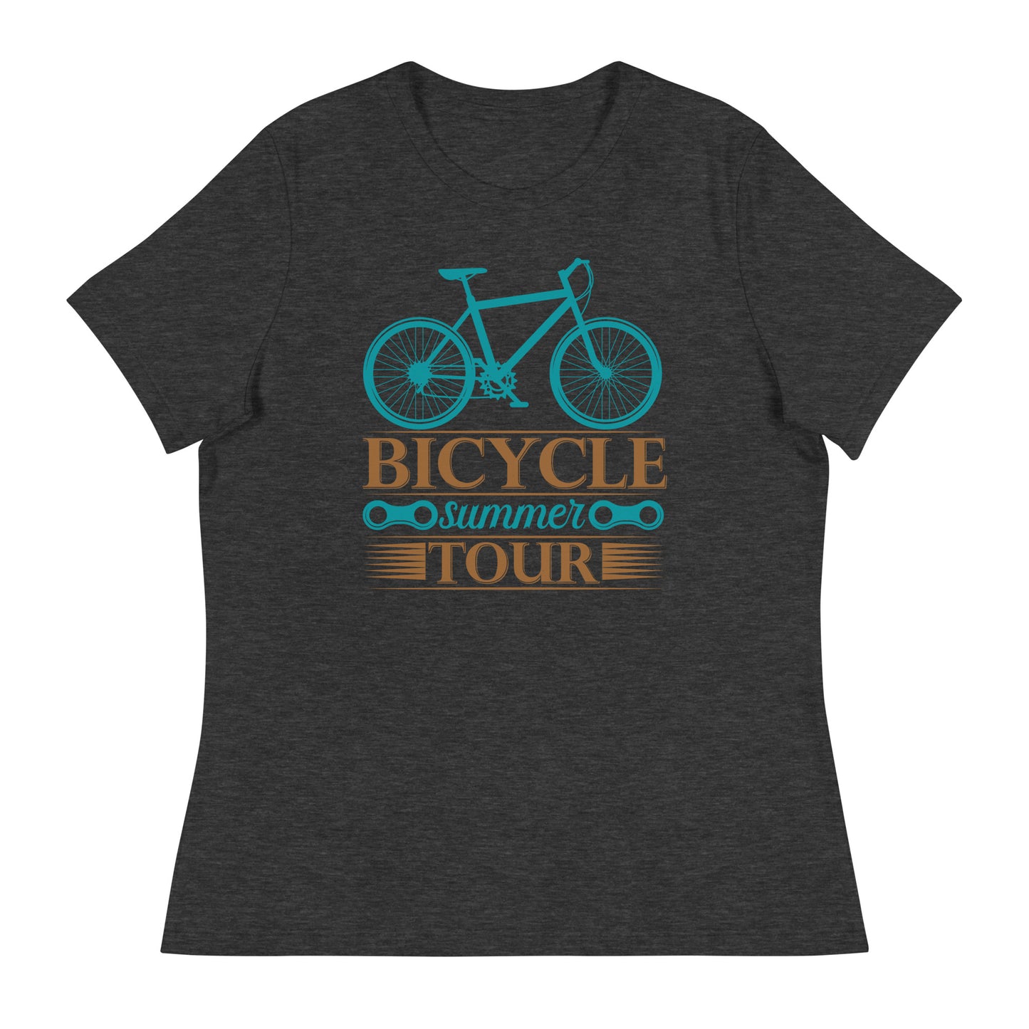 Women's Relaxed T-Shirt BICYCLE SUMMER TOUR