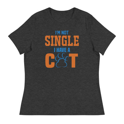 Дамска спокойна тениска НЕ ​​САМ САМ ИМАМ КОТКА