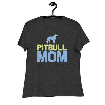 Дамска спокойна тениска PITBULL MOM