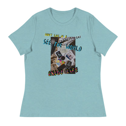 Women's Relaxed T-Shirt SEE THE WORLD
