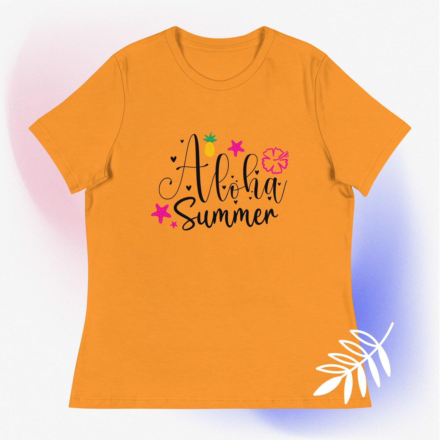 Women's Relaxed T-Shirt ALOHA SUMMER