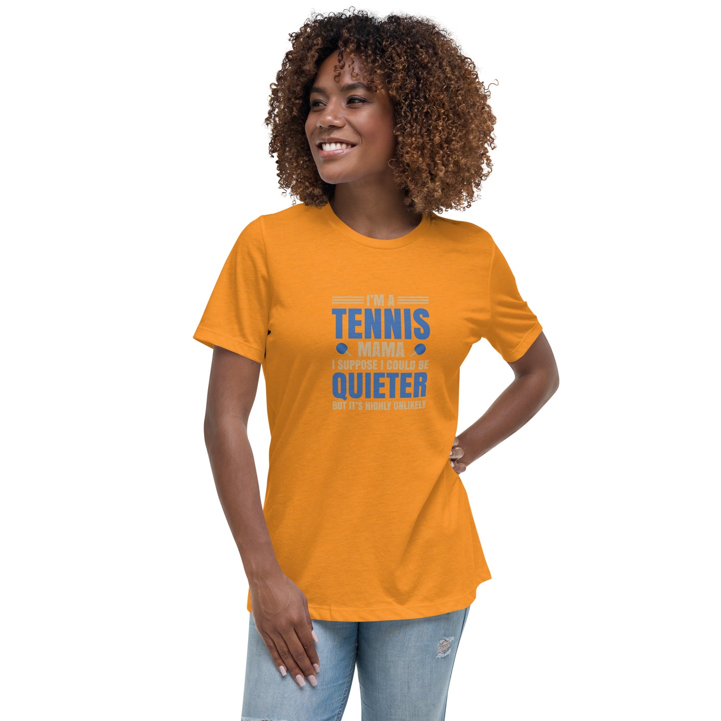 Women's Relaxed T-Shirt I'M A TENNIS MAMA