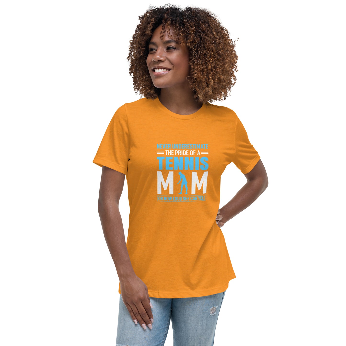 Women's Relaxed T-Shirt THE PRIDE OF A TENNIS MOM