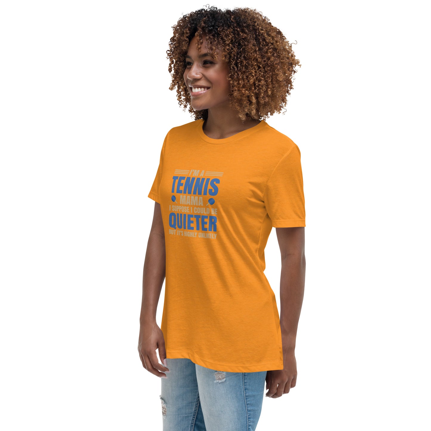 Women's Relaxed T-Shirt I'M A TENNIS MAMA