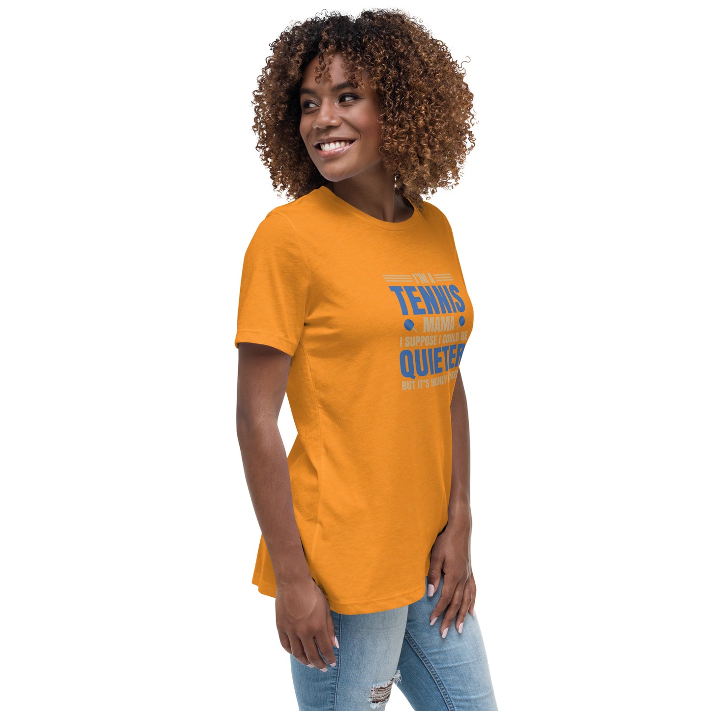 Women's Relaxed T-Shirt I'M A TENNIS MAMA