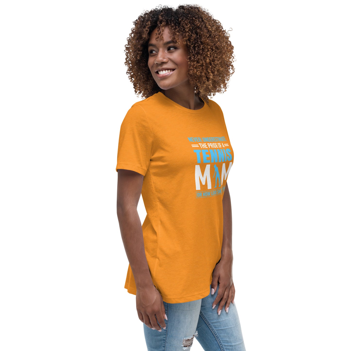 Women's Relaxed T-Shirt THE PRIDE OF A TENNIS MOM