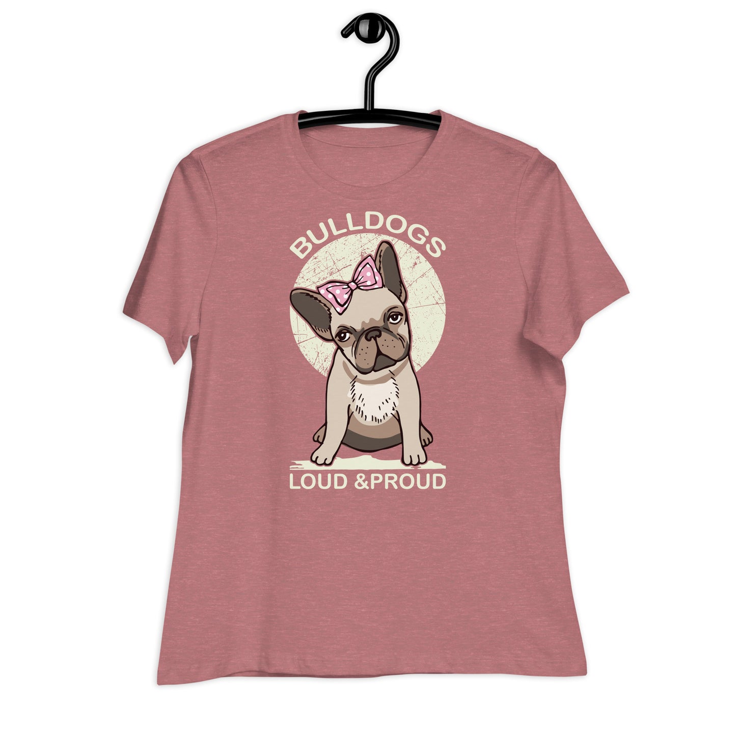 Camiseta holgada mujer BULLDOGS LOUD AND ORGULLOSO