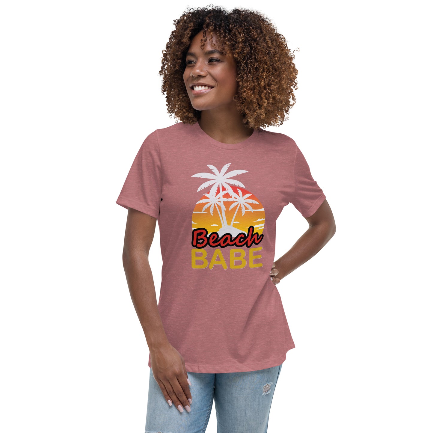 Women's Relaxed T-Shirt BEACH BABE