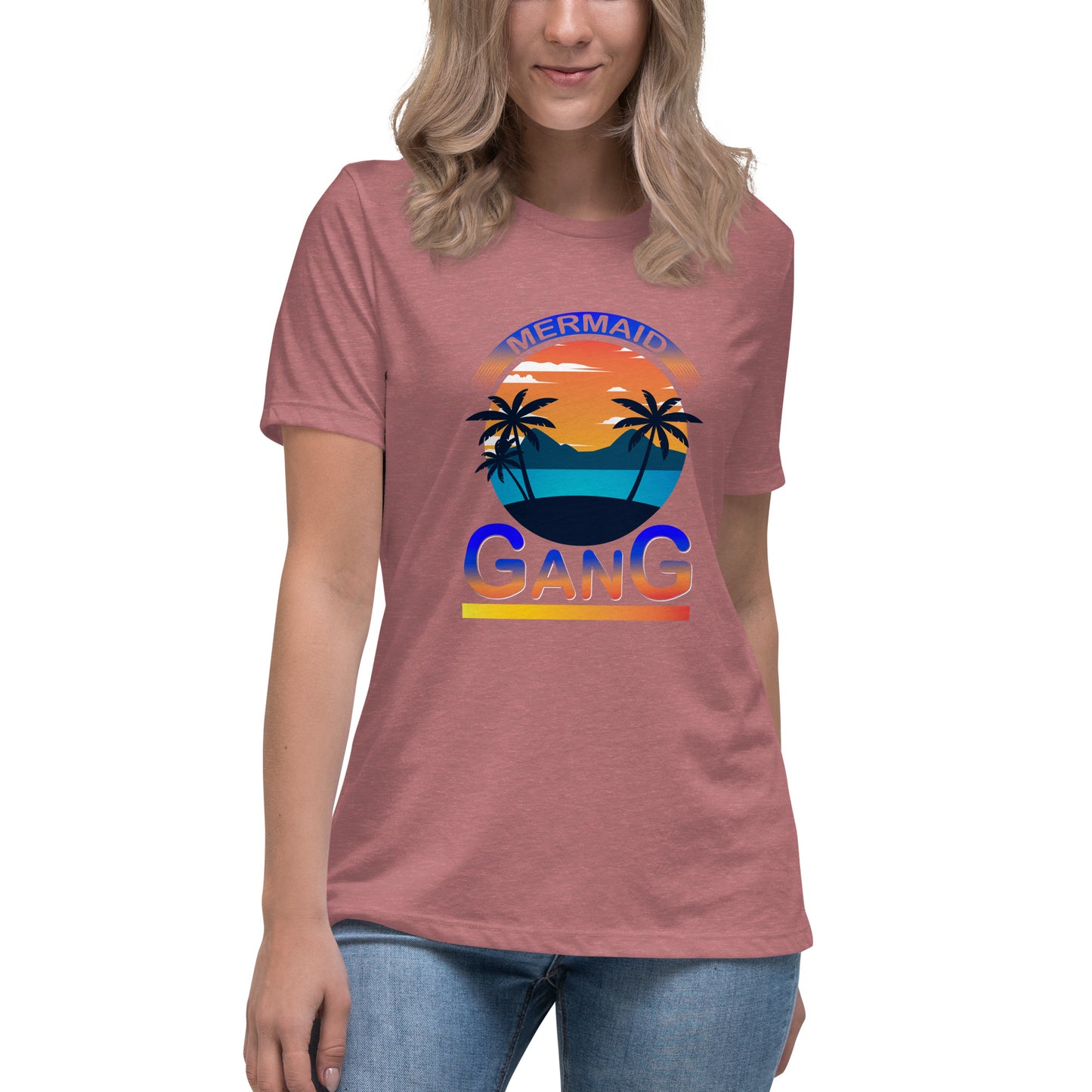 Women's Relaxed T-Shirt MERMAID GANG