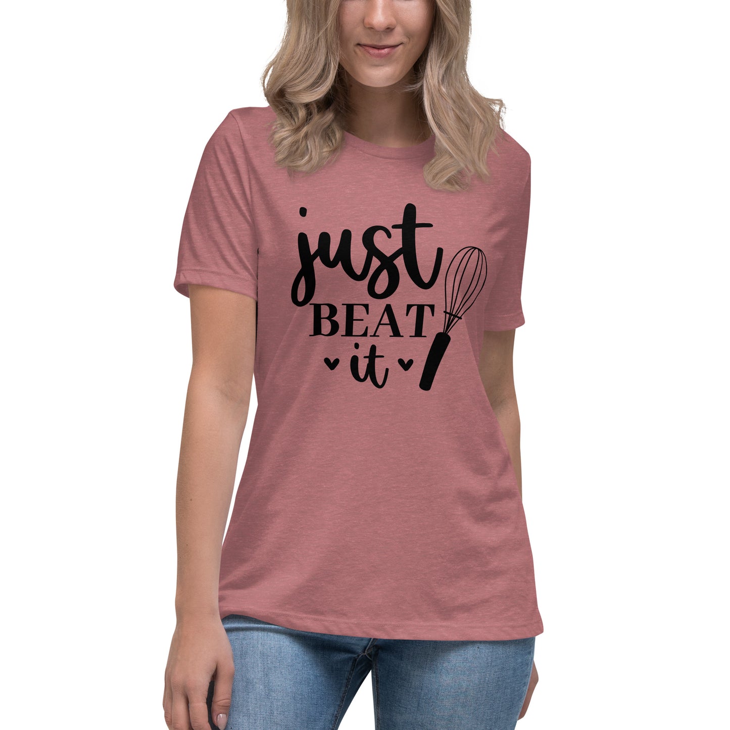 Women's Relaxed T-Shirt JUST BEAT IT