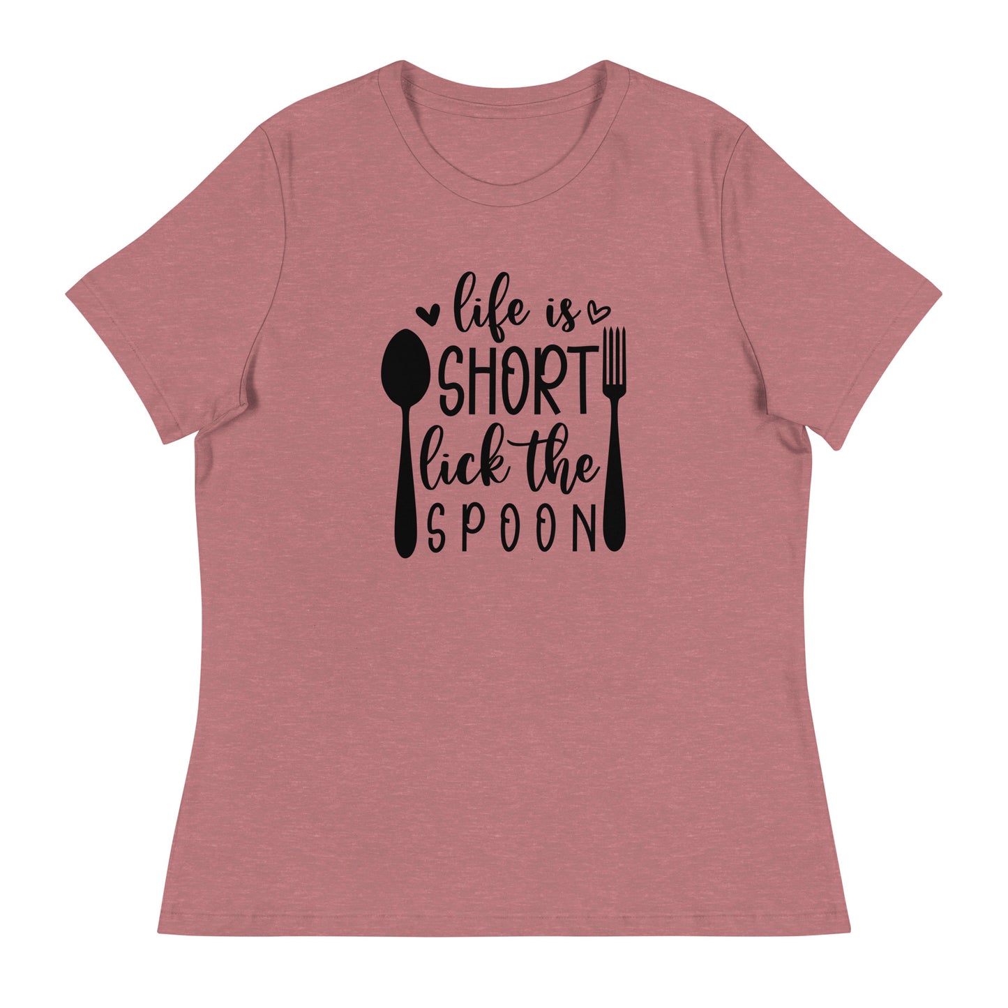 Women's Relaxed T-Shirt LICK THE SPOON