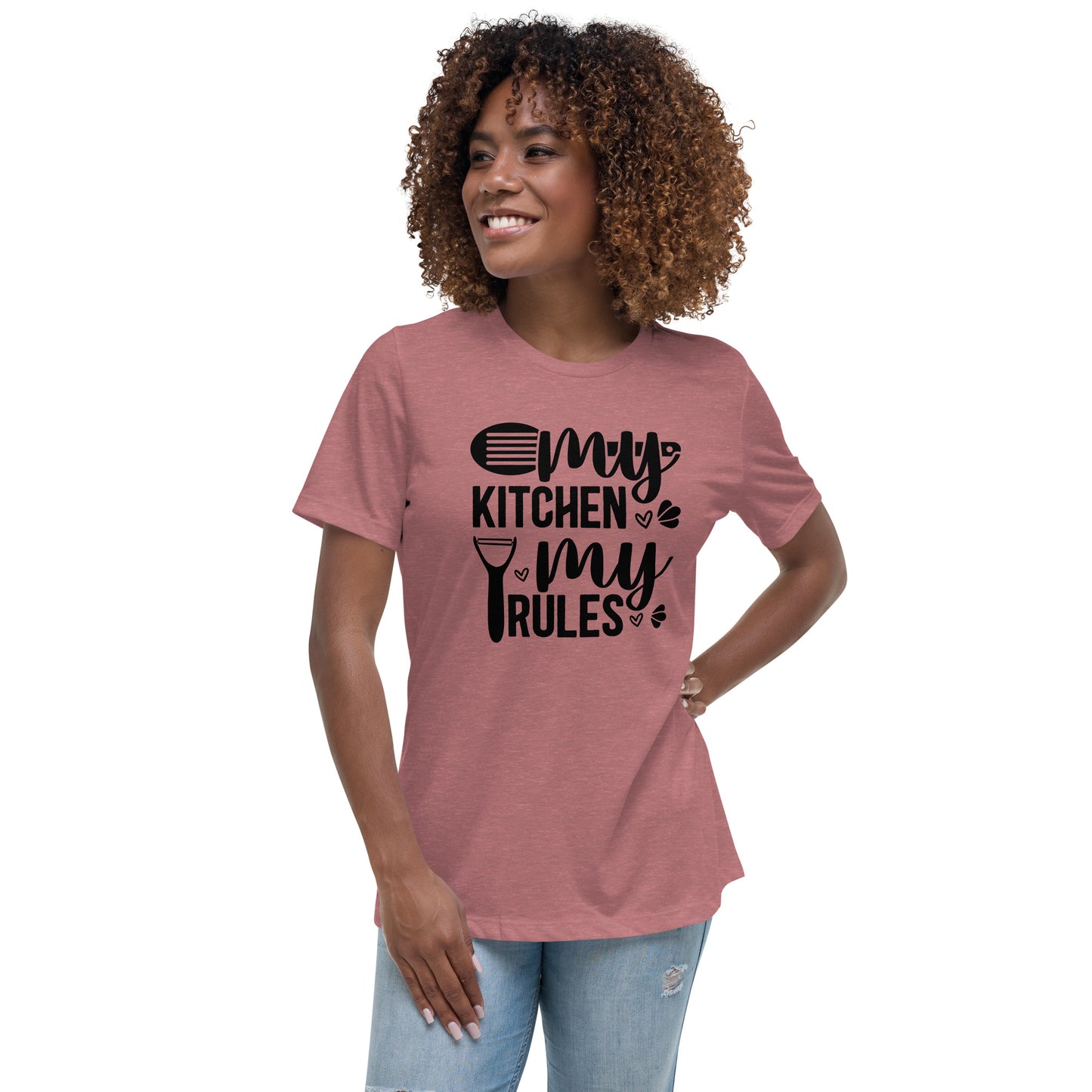 Women's Relaxed T-Shirt MY KITCHEN MY RULES