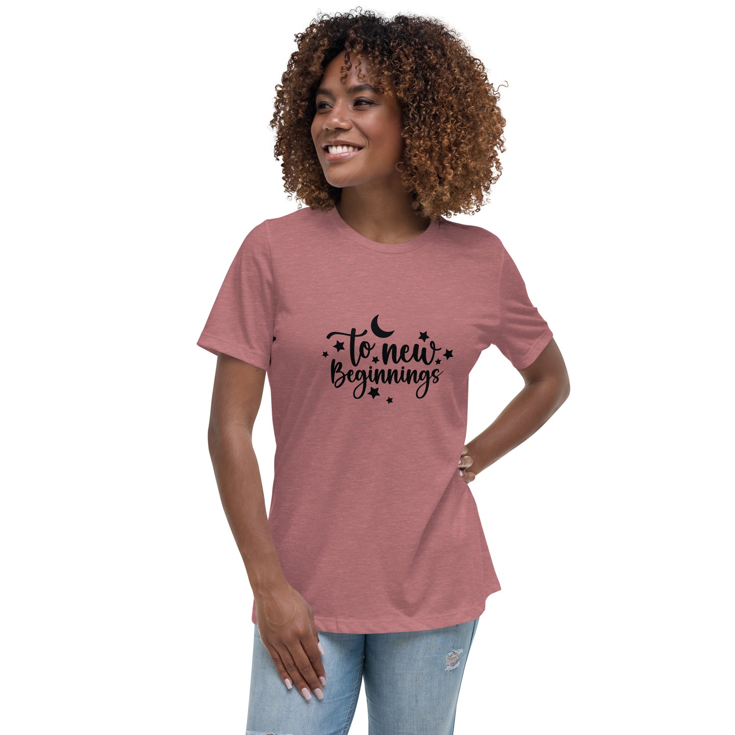 Women's Relaxed T-Shirt TO NEW BEGINNINGS