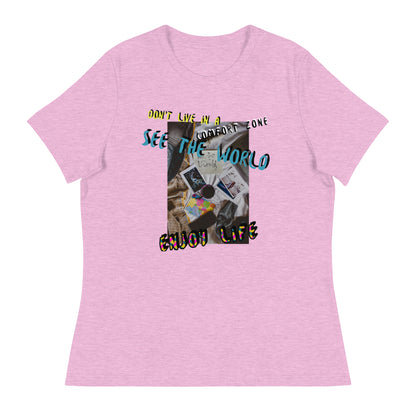 Women's Relaxed T-Shirt SEE THE WORLD