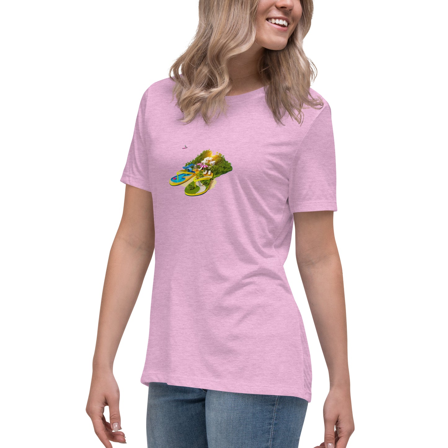 Women's Relaxed T-Shirt HOLIDAY ISLAND