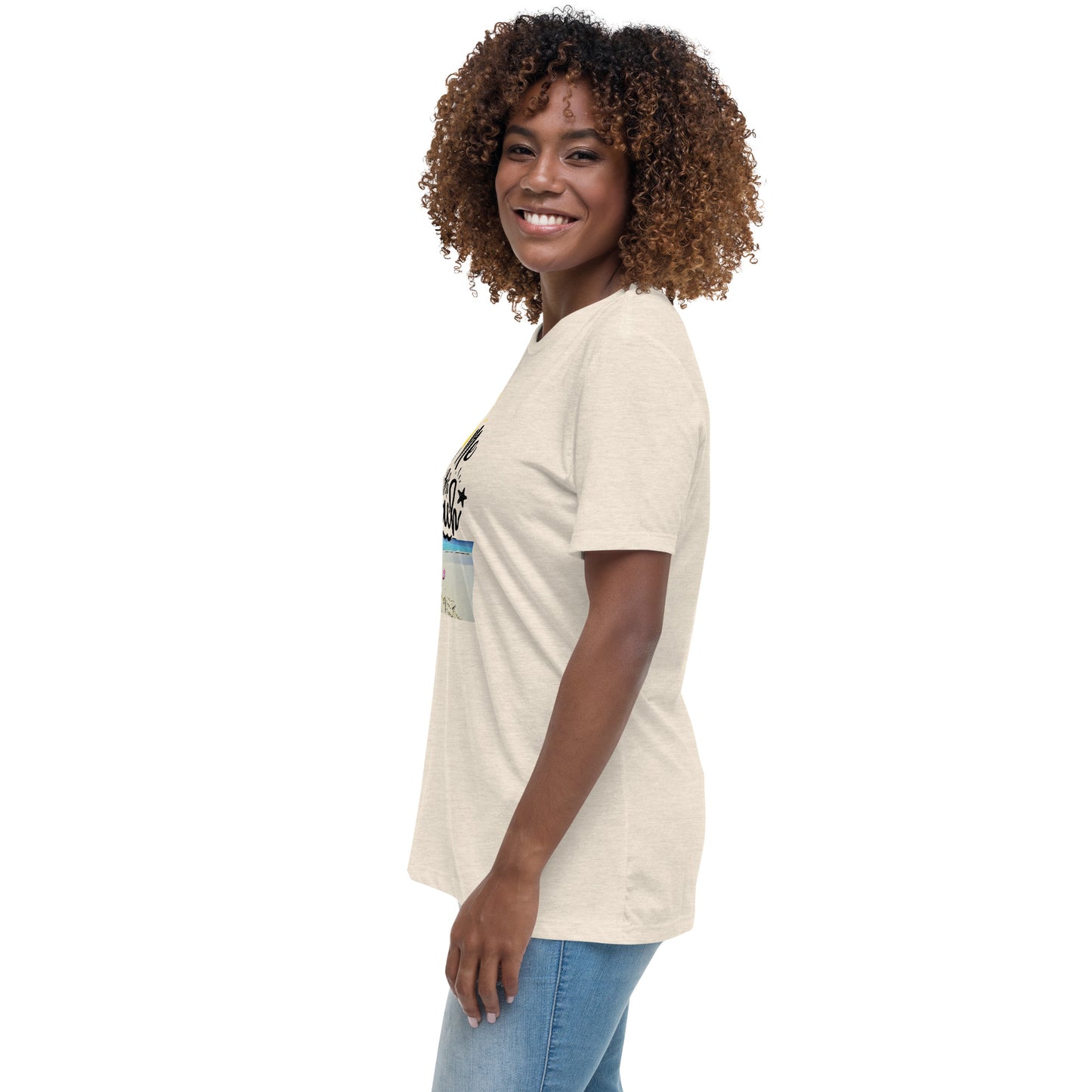 Women's Relaxed T-Shirt TAKE ME TO THE BEACH