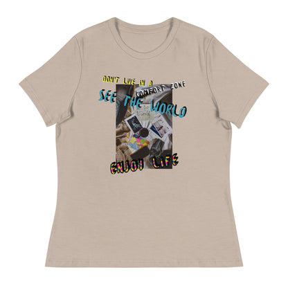 Women's Relaxed T-Shirt SEE THE WORLD