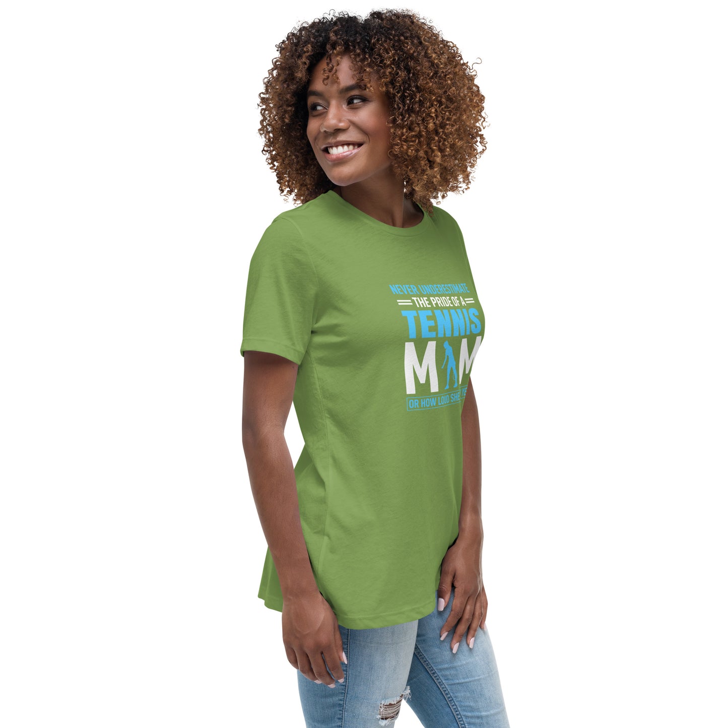 Women's Relaxed T-Shirt THE PRIDE OF A TENNIS MOM