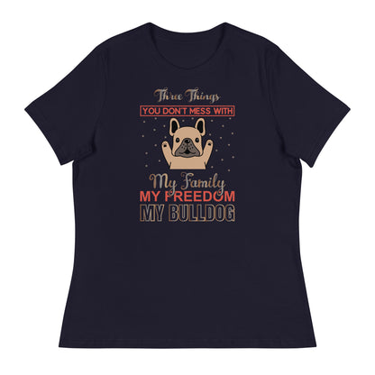 Дамска спокойна тениска MY BULLDOG