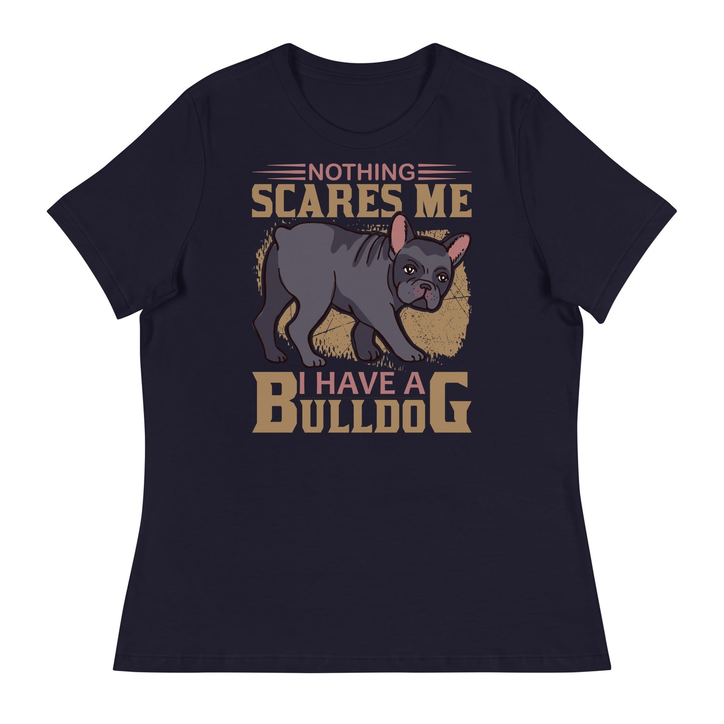 Camiseta ancha mujer TENGO UN BULLDOG