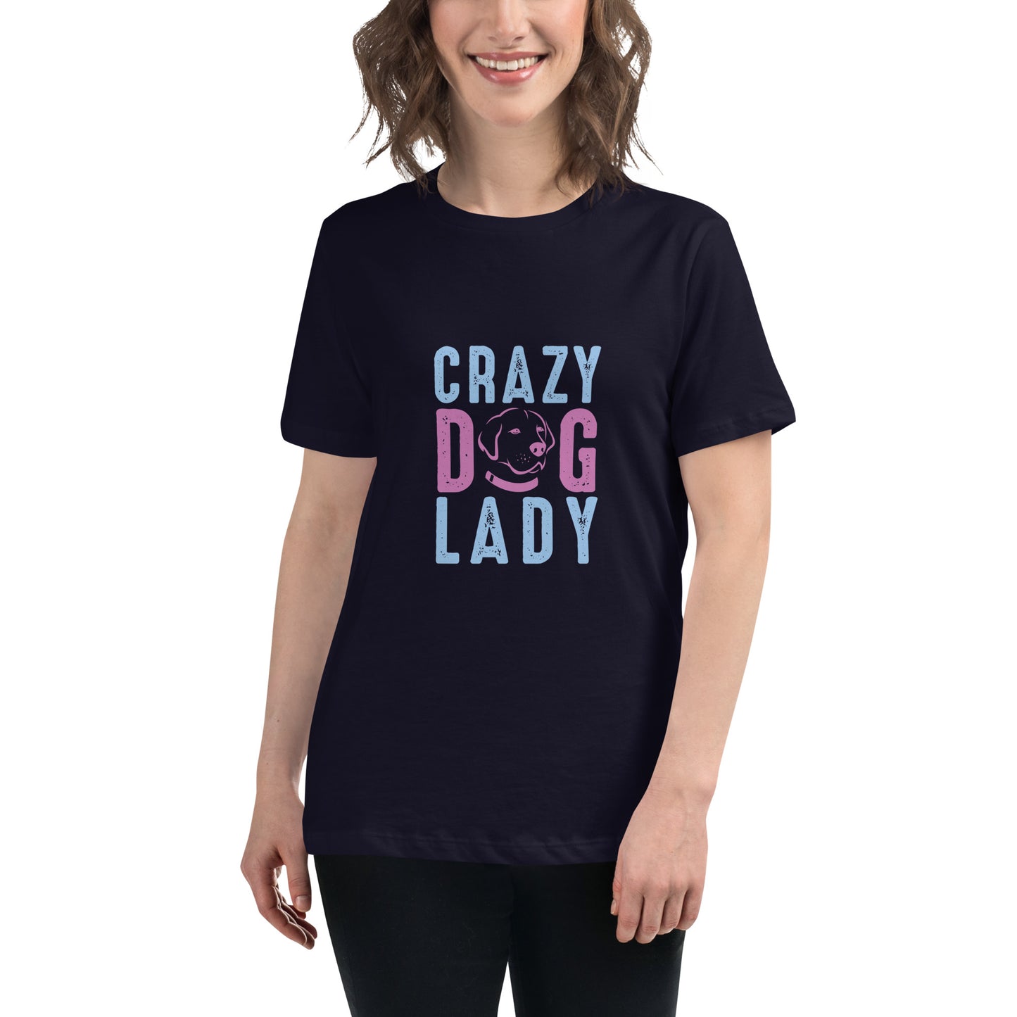 Camiseta Mujer Relaxed CRAZY DOG LADY