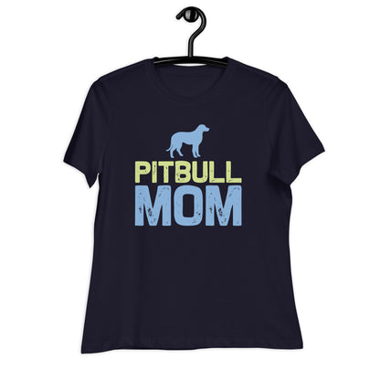 Дамска спокойна тениска PITBULL MOM