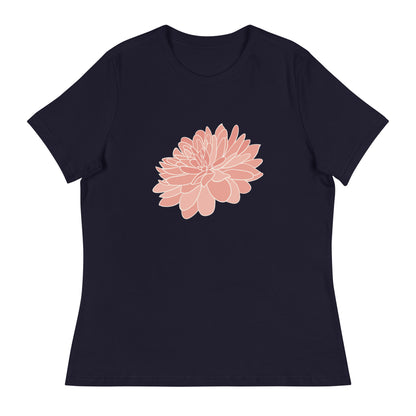Дамска спокойна тениска PINK DAHLIA