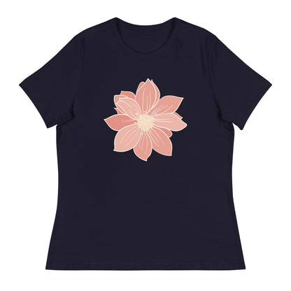 Дамска спокойна тениска PINK FLOWER