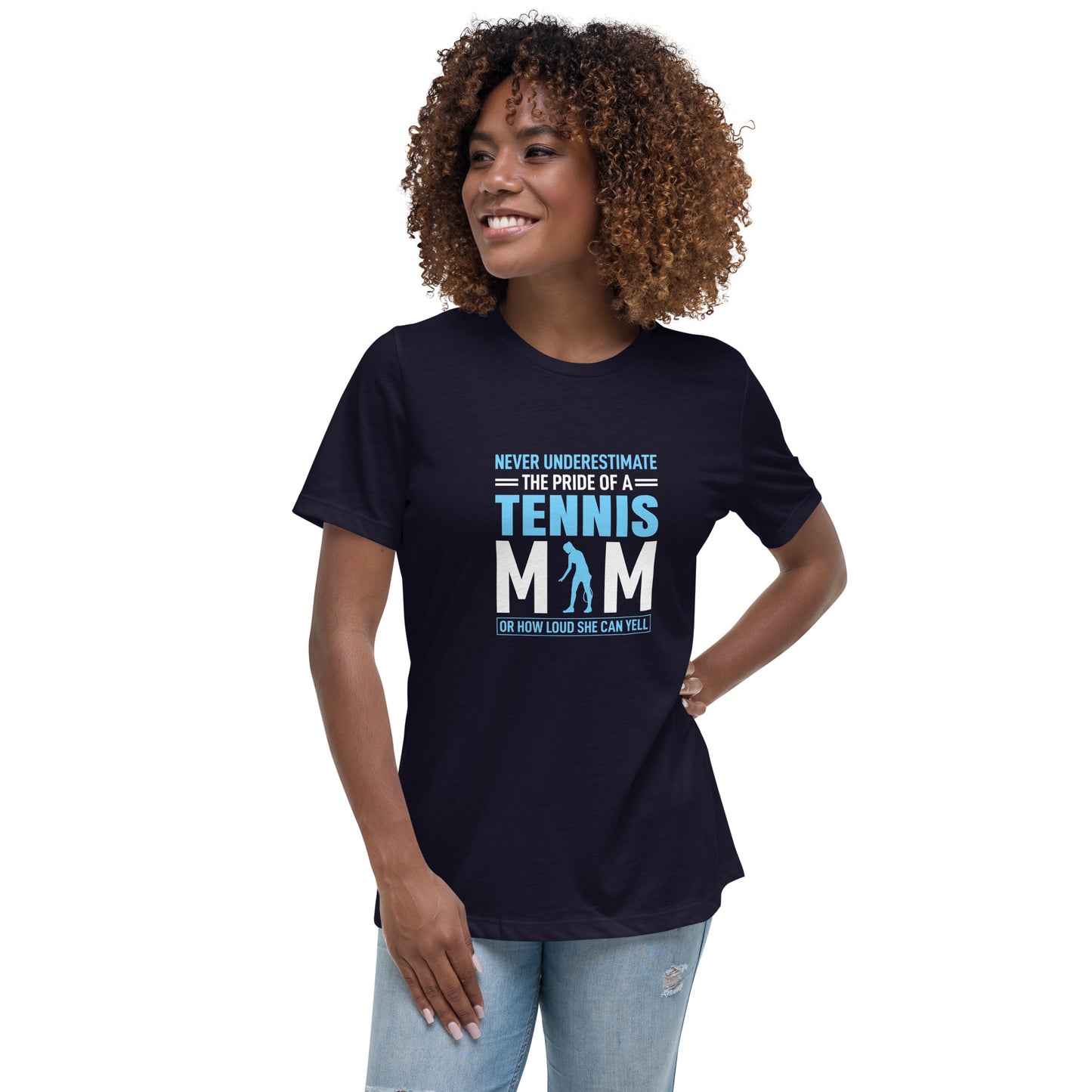 Women's Relaxed T-Shirt THE PRIDE OF A TENNIS MOM