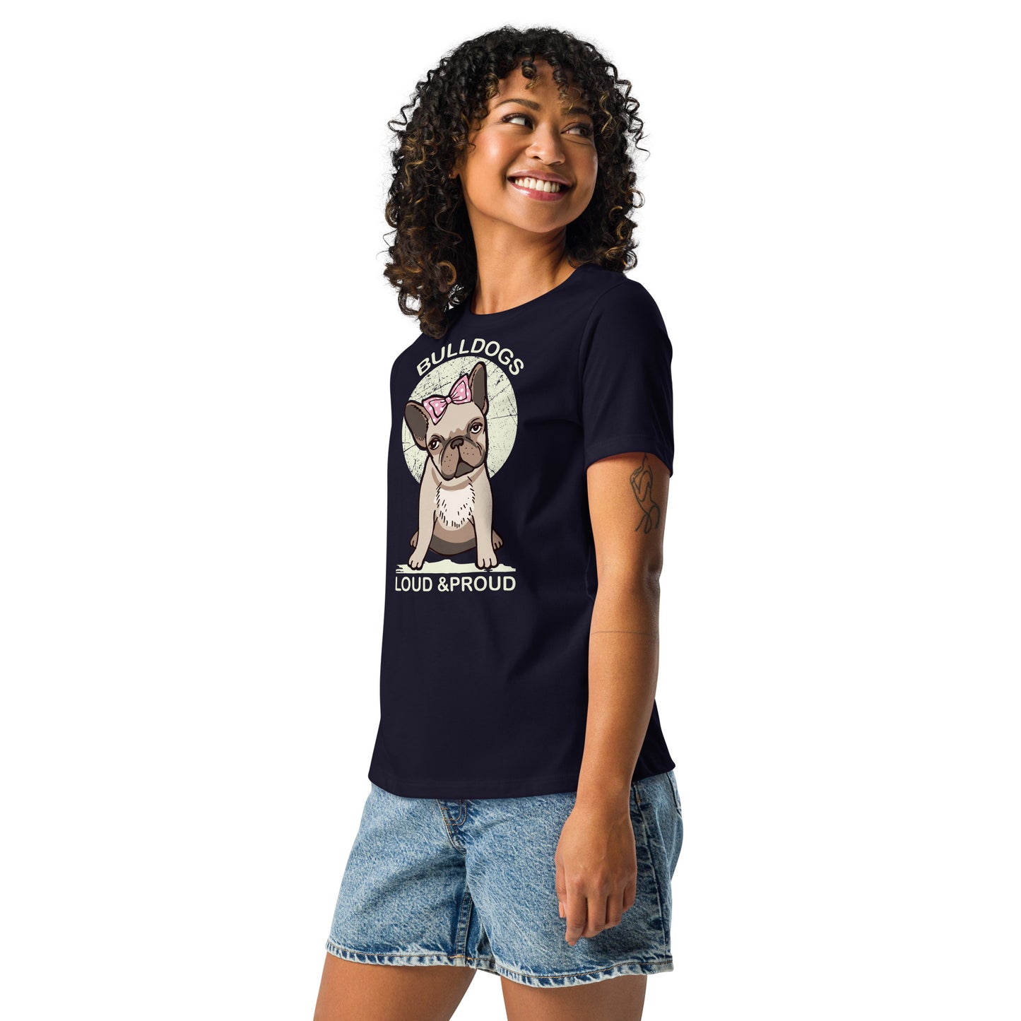 Women's Relaxed T-Shirt BULLDOGS LOUD AND PROUD