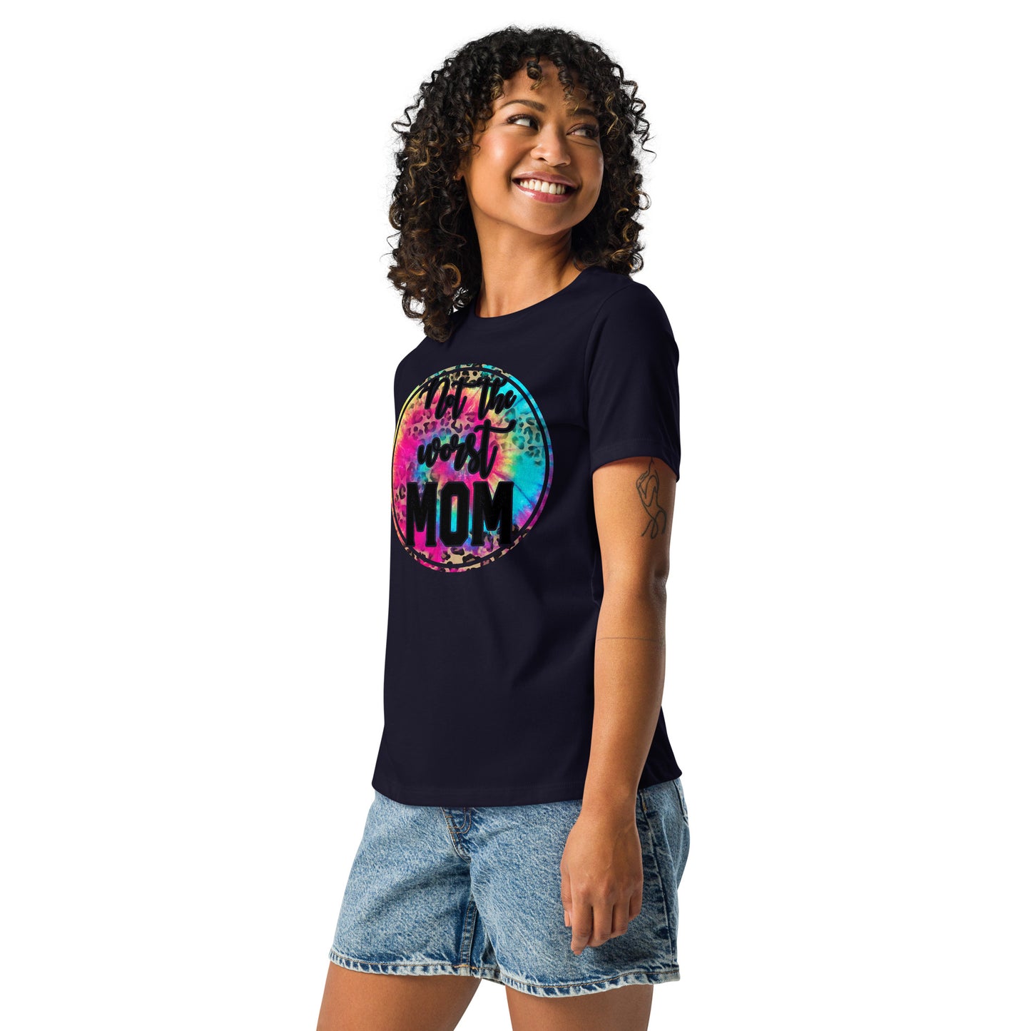 Camiseta ancha mujer NO ES LA PEOR MAMÁ