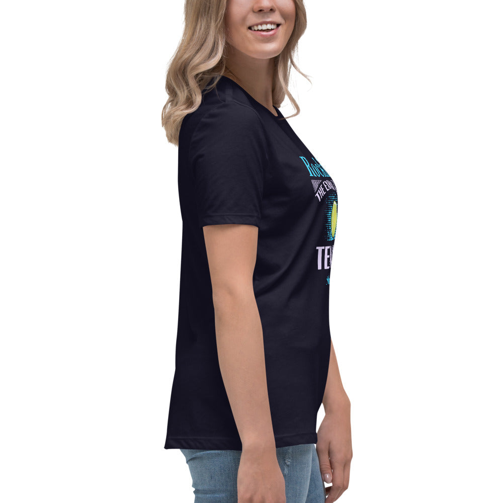 Women's Relaxed T-Shirt TENNIS MOM LIFE