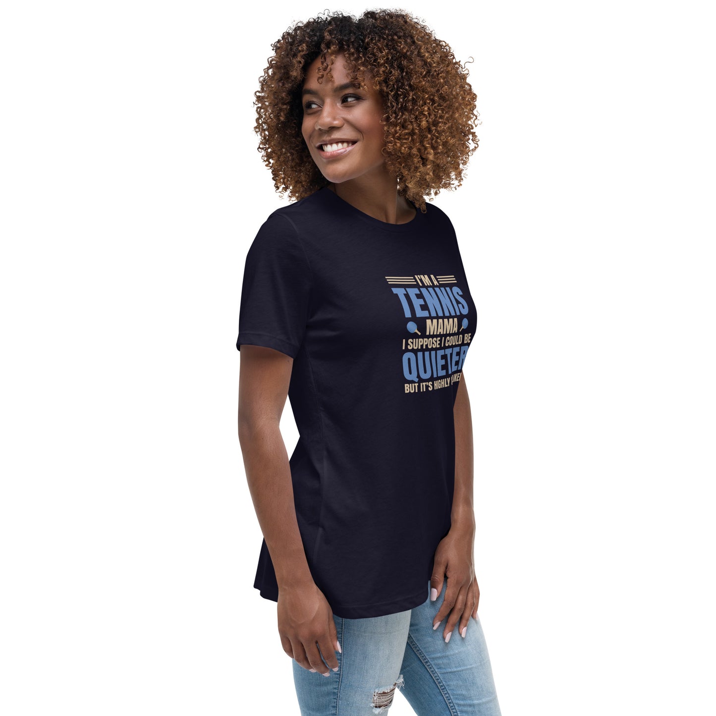 Women's Relaxed T-Shirt I'M A TENNIS MAMA