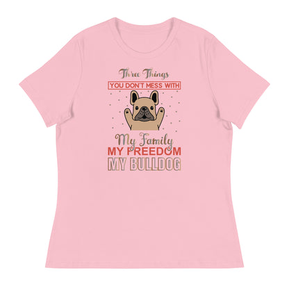 Дамска спокойна тениска MY BULLDOG