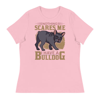 Дамска спокойна тениска ИМАМ БУЛДОГ