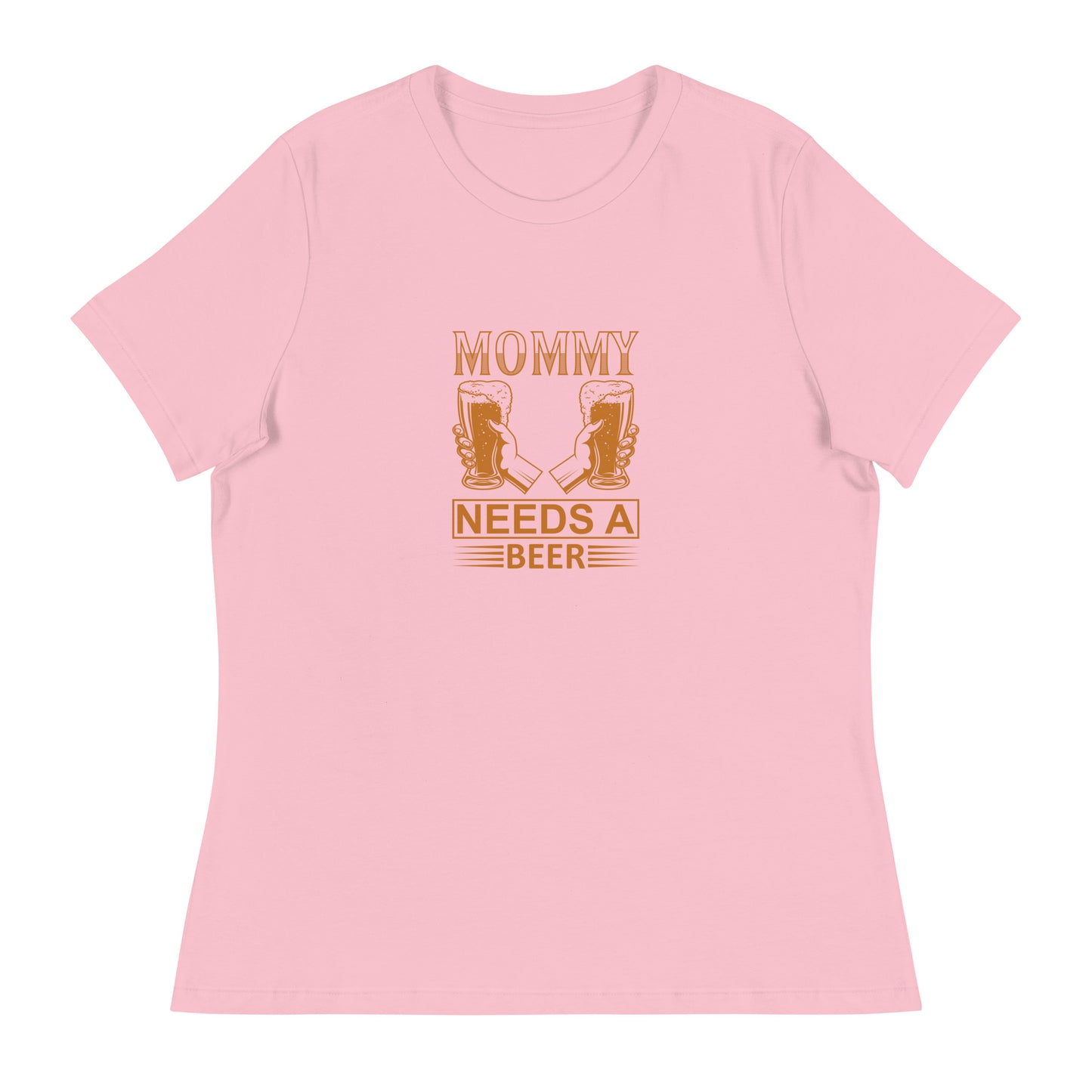 Дамска спокойна тениска MOMMY NEEDS A BEER