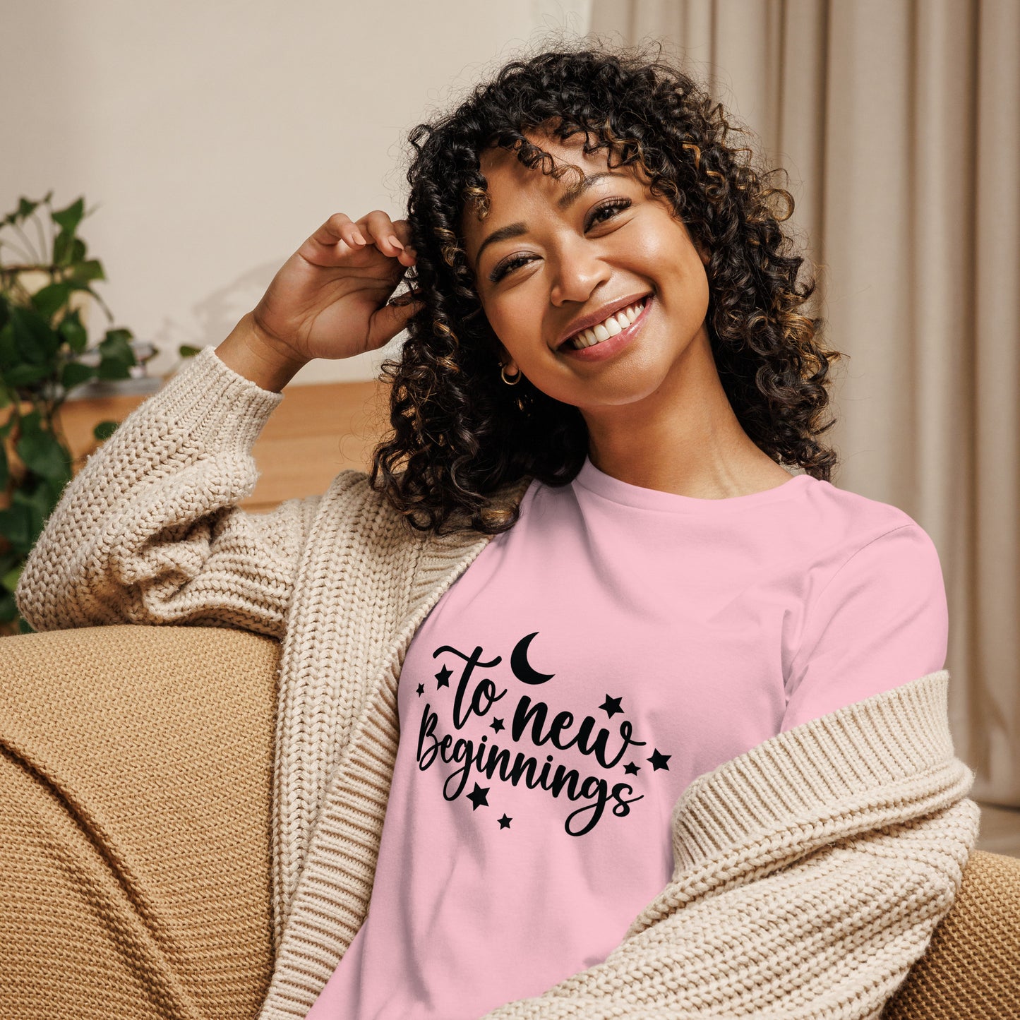 Women's Relaxed T-Shirt TO NEW BEGINNINGS