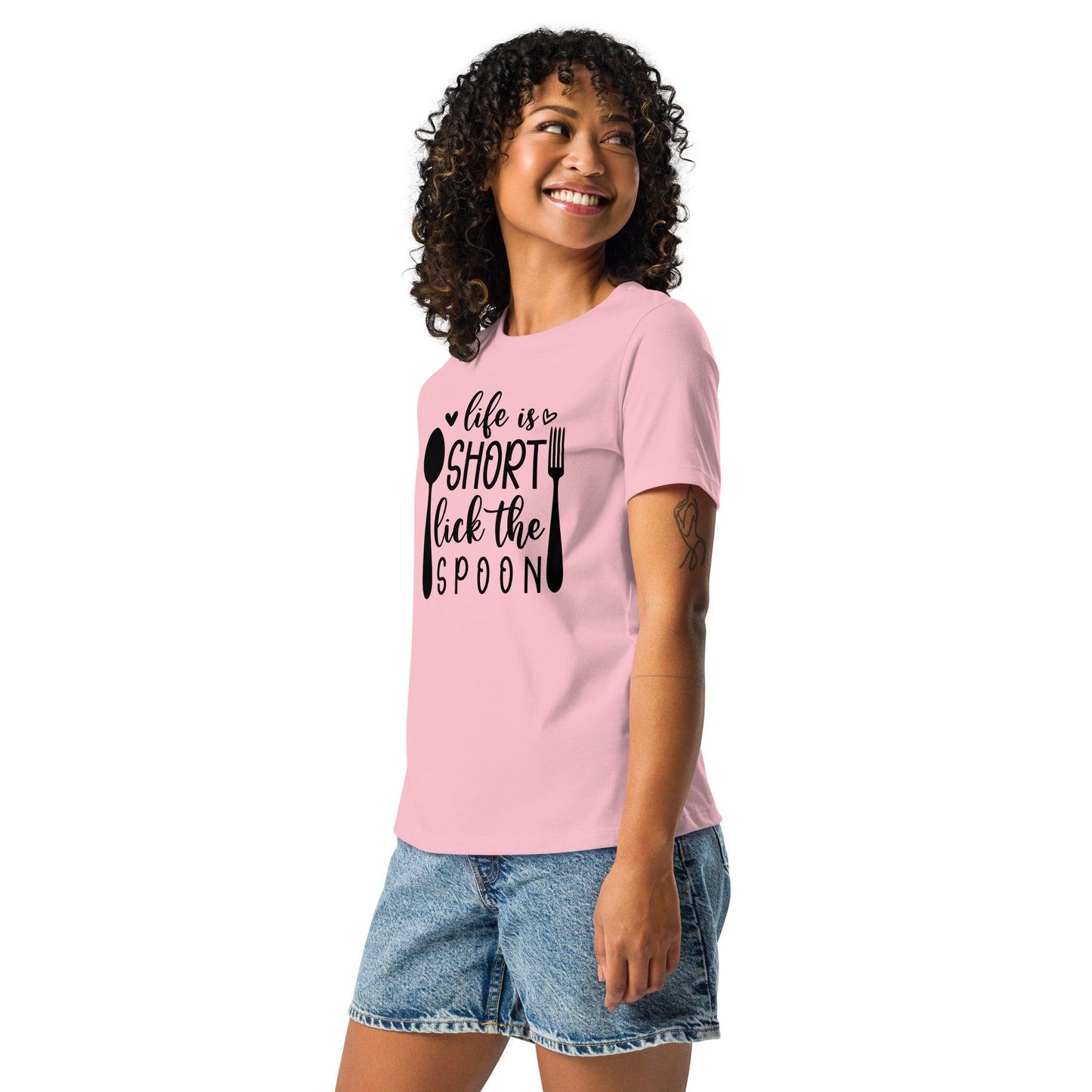 Women's Relaxed T-Shirt LICK THE SPOON