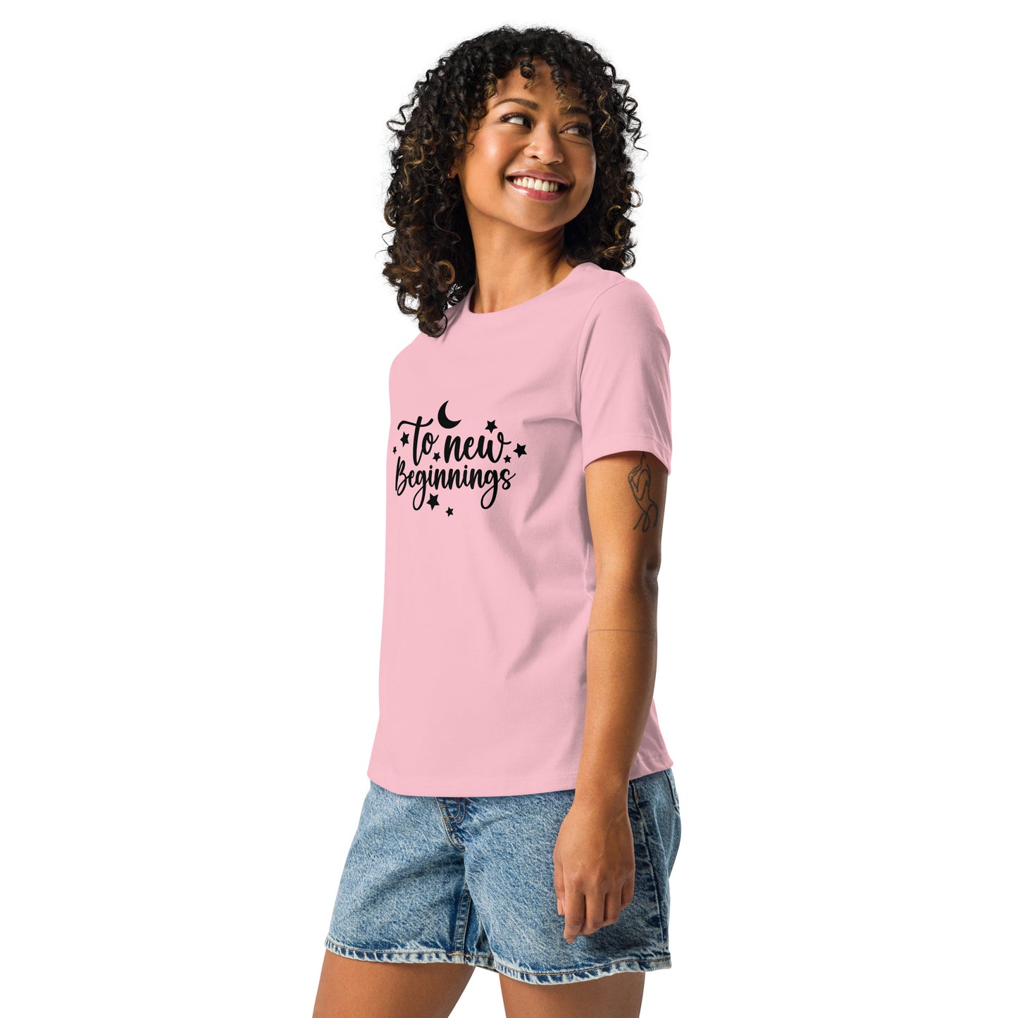 Women's Relaxed T-Shirt TO NEW BEGINNINGS