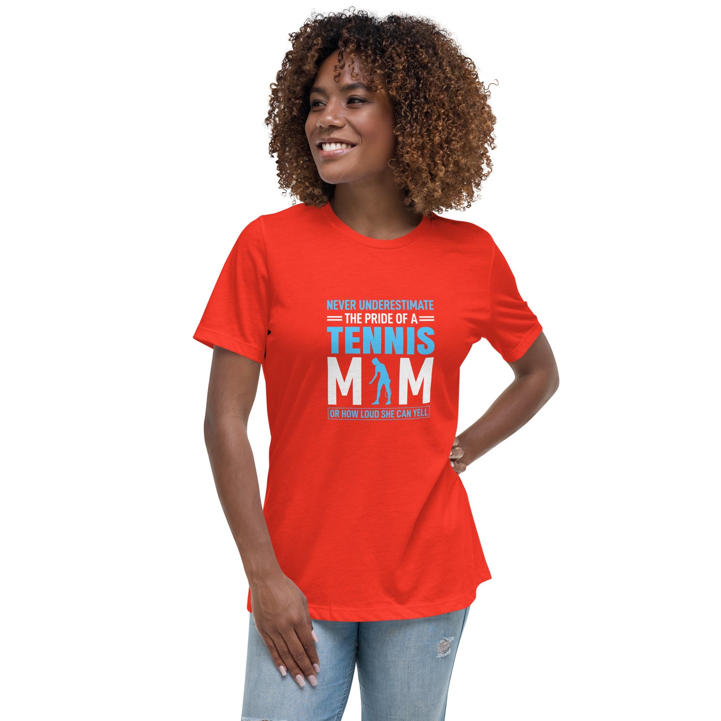 Women's Relaxed T-Shirt THE PRIDE OF A TENNIS MOM