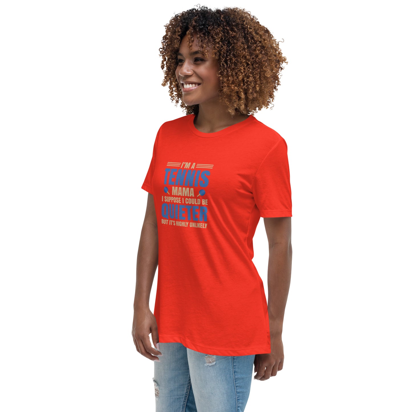 Women's Relaxed T-Shirt I'M A TENNIS MAMA