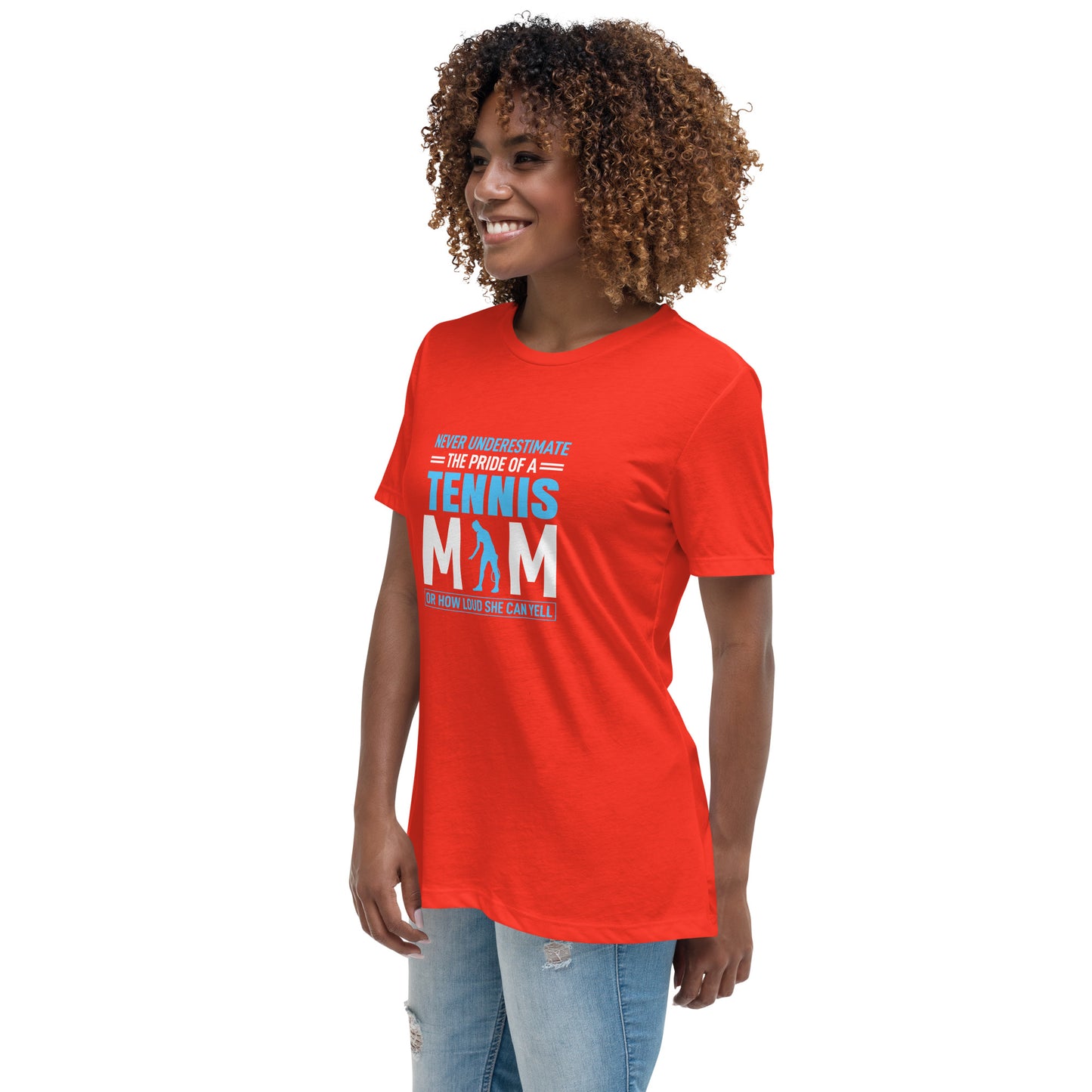 Women's Relaxed T-Shirt THE PRIDE OF A TENNIS MOM