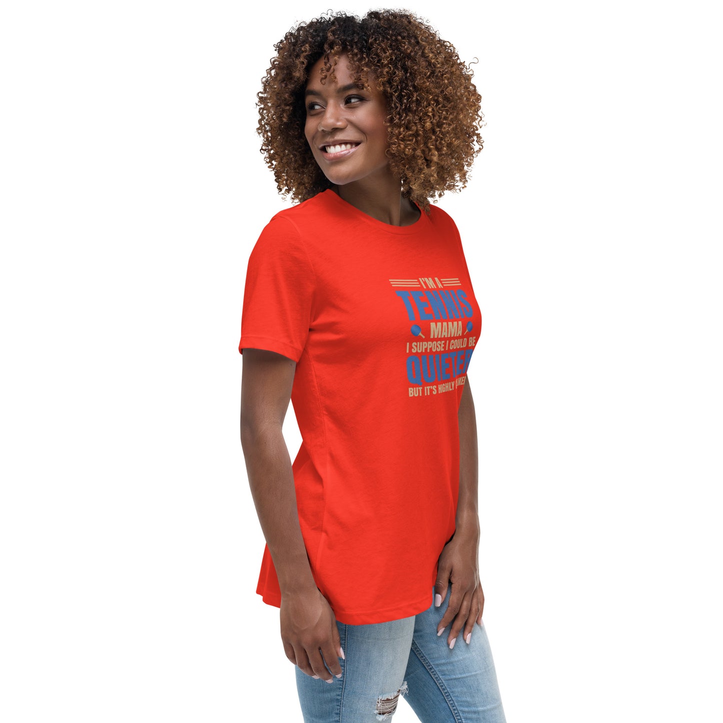 Women's Relaxed T-Shirt I'M A TENNIS MAMA