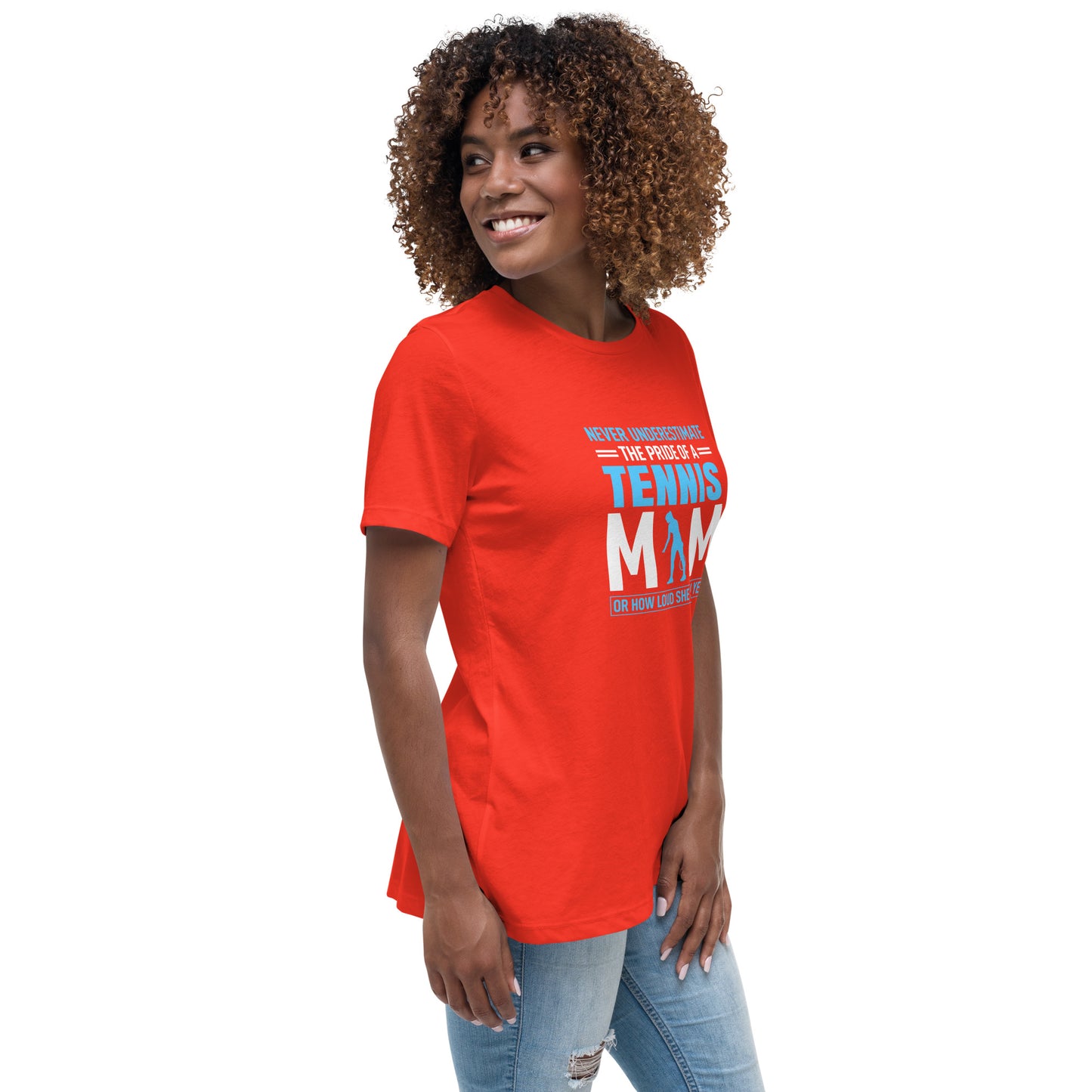 Women's Relaxed T-Shirt THE PRIDE OF A TENNIS MOM