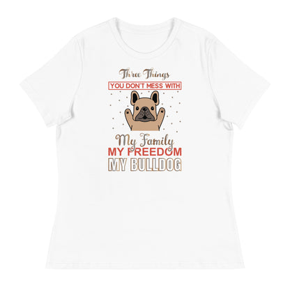 Дамска спокойна тениска MY BULLDOG