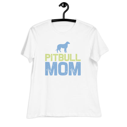 Дамска спокойна тениска PITBULL MOM